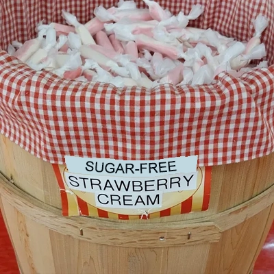 Sugar Free Strawberry Cream Taffy
